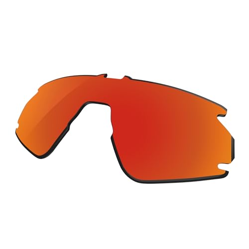 Verres rechange Oakley BXTR réparer lunettes rayées avec optiques Galvanic Ruby Polarized