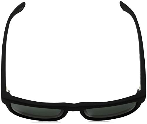 Spy Optic Discord Square Sunglasses, Soft Matte Black/Happy Gray Green, 57 Mm #TOP3