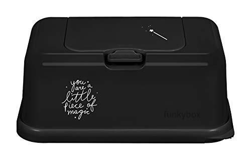 funkybox FB47 Magic - Caja para toallitas húmedas, color gris oscuro