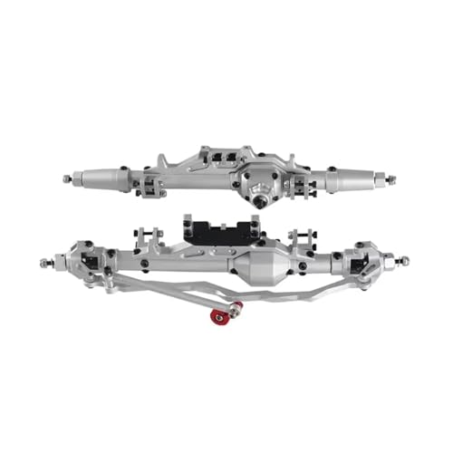 Essieu RC Axial Wraith RR10 pont avant arrière alu argent pour voiture crawler 1/10