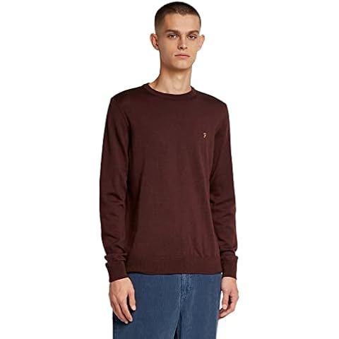 Jersey de Lana Farah Cuello Redondo Mullen 930 Borgoña Cover