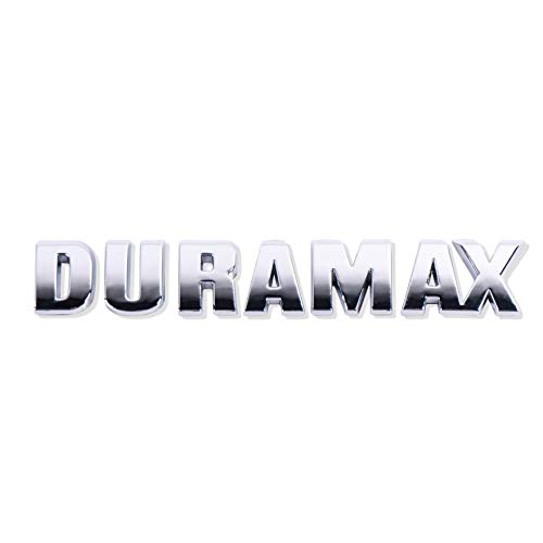 Image of 2019-2021 New Duramax Emblems Badge for Silverado (Silver)