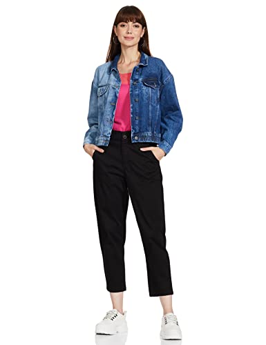 Image of Max Women's Faded Short Length Denim Jacket