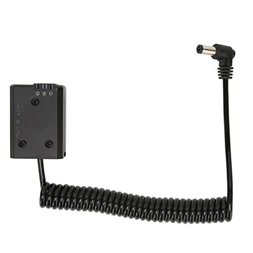 Hilitand Acoplador CC, adaptador de cabo de alimentação da bateria fictícia NP-FW50 DC, acoplador de
