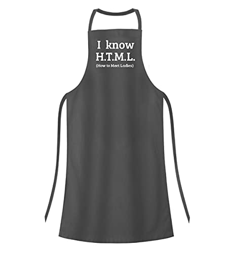 Tablier de barbecue HTML pour geek et humour autour du grill