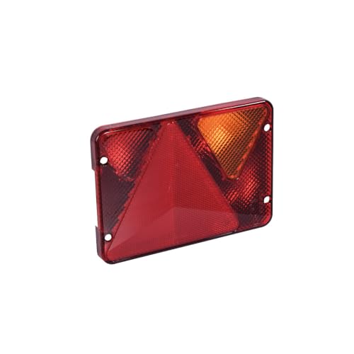 MECA24 Cabochon Lanterne Droit de remorque AJBA RL 80-6 Fonctions - Position, Stop, éclairage Plaque, Anti Brouillard, Clignotant