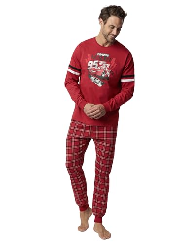 Disney Cars Pijama Manga Larga Punk Queen para Hombre