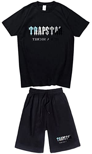 Trainingsanzug Herren 2-teilig - T-Shirt Und Shorts Mit Italien Flagge