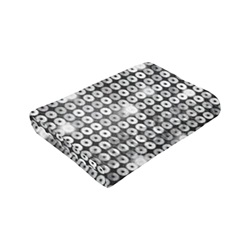 Couverture polaire argentée en microfibre pour lit et canapé