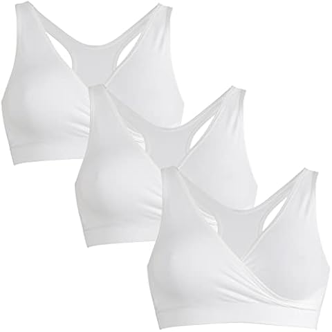 Medela Damen Sleep L White De Bundle (X3) Bra, Weiß, L - 3 Stück EU Cover