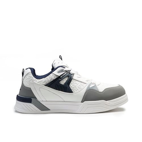 Image of ASIAN Men CHICAGO-02N Stylish Casual Mid Top Sneakers and Trendy Shoes with Laces for Men & Boys | Perfect for Wearing to Outings, and Comfortable All-Day Use, Stylish and Durable-CHICAGO-02N$
