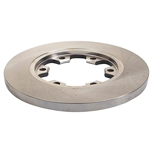 Image of TRQ Rear Brake Pad and Rotor Set Semi Metallic Compatible with 2015-2019 Ford Transit-350 HD