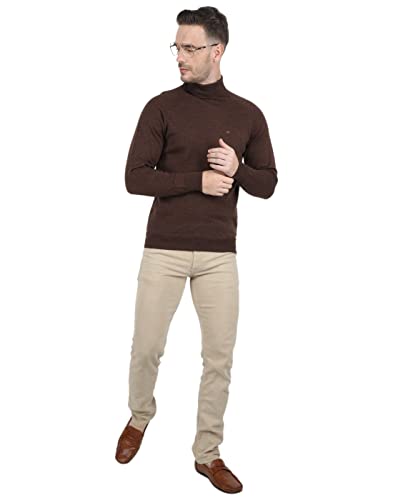 Image of Monte Carlo Men Wool High Neck Pullover Sweater