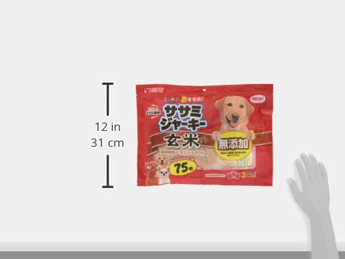 Amazon | ゴン太の ササミジャーキー 玄米入り 75枚 | ゴン太