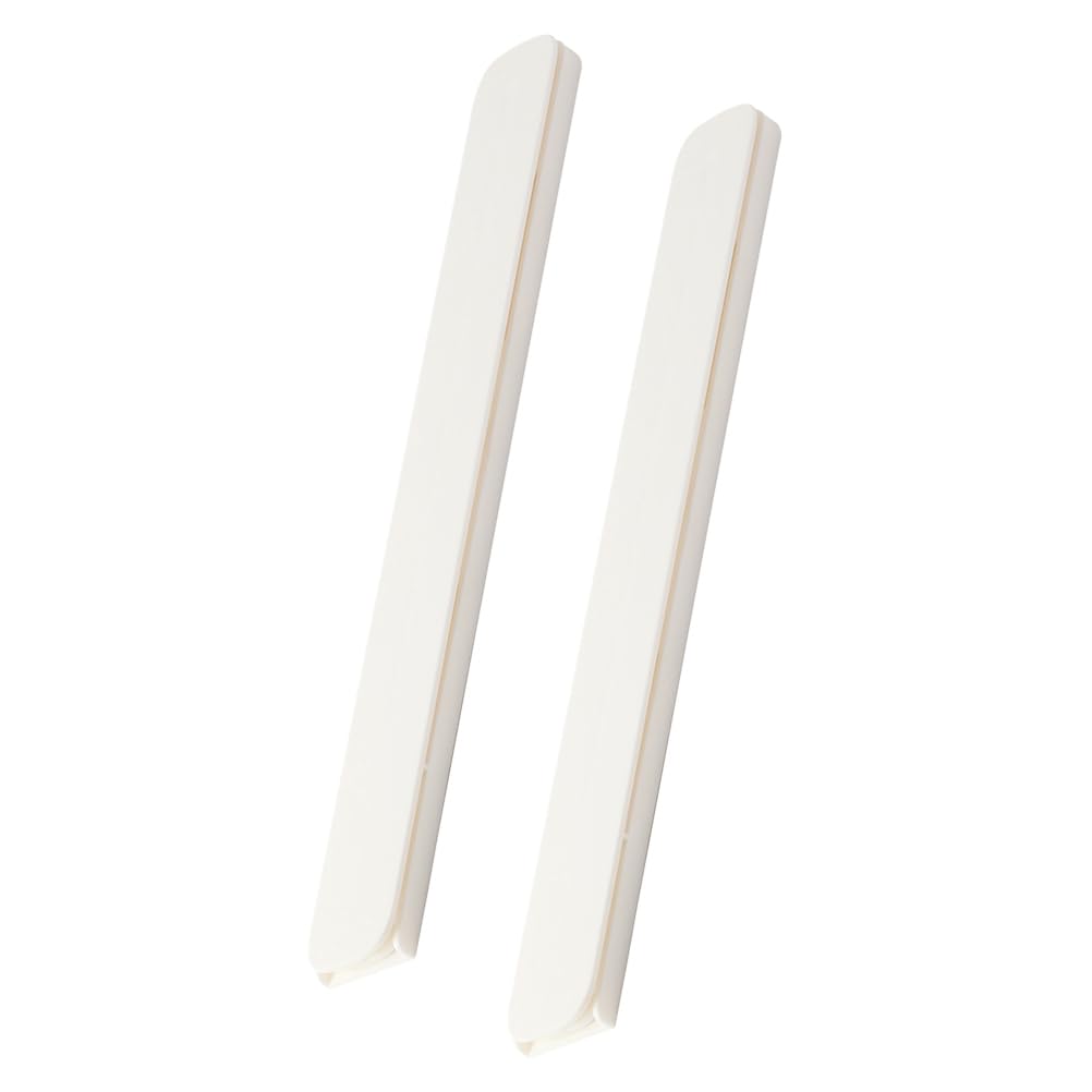 OSALADI Guías Para Cajones Autoadhesivas 10.39X1.18X2.36 Pulgadas Rieles Blancos Para Muebles Armarios Gabinetes Instalación Fácil 12 Unidades Con 24 Pegatinas