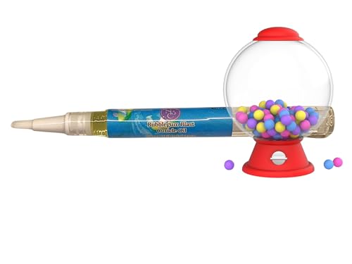 Bubblegum Blast. Bubblegum Scented Cuticle Oil. Natural Ingredients. Vegan & Cruelty Free. 3ml Twist Pen Bottle for Easy Application. Moisturising, Nourishing, Conditioning