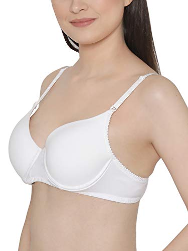 Image of Clovia Women's Cotton Rich Padded Underwired Multiway T-Shirt Push-Up Bra
