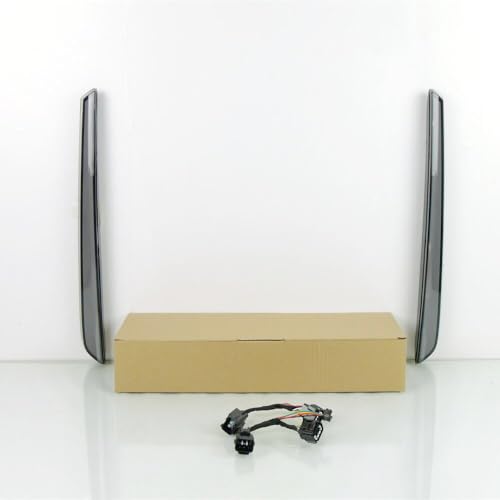 July King LED Light Guide Rear Column Brake Lights for Toyota Land Cruiser LC250 2024 2025, Non-destructive Installation, Start Scan, Night DRL + Brake Light +Streamer Turn Signals