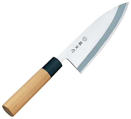 東京刃物　鍛冶屋のゲンさん　未使用品 小柳 青紙2号 黒打 桜 黒檀水牛柄 135mm – MUSASHI