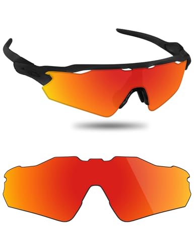 Image of Fiskr Polarized Lenses Replacement Compatible with Oakley Radar EV Path OO9208 Sunglasses, Impact Resistant & Perfect Fit