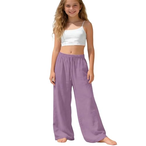 Pantalones Casuales Elegantes y cómodos para niñas, y de Uso Diario con Cintura elástica, Pantalones Divertidos para Exteriores y para la Escuela. para la Piscina