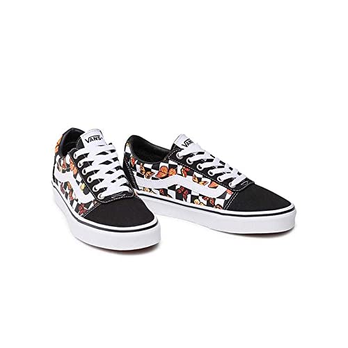 Image of Vans Women's Low-top Trainers Sneaker, Butterfly Checker Multi White, 8.5