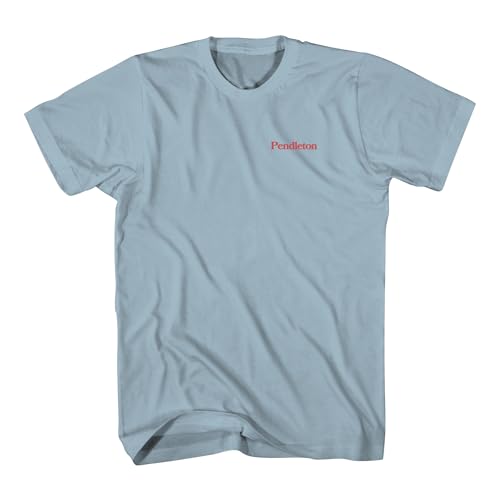 Image of Pendleton Men's Graphic T-Shirt, 100% Cotton Short Sleeve Tee, Soft Water-Based Print Casual Shirt, Crew Neck