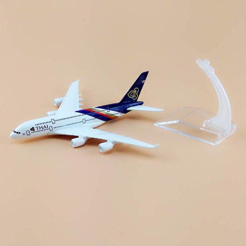 Image of Toys uncle Diecast Aeroplane Scale Model, 16 Cm: (B747 Thai), Multicolor