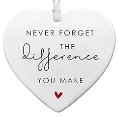 Never Forget the Difference You Make