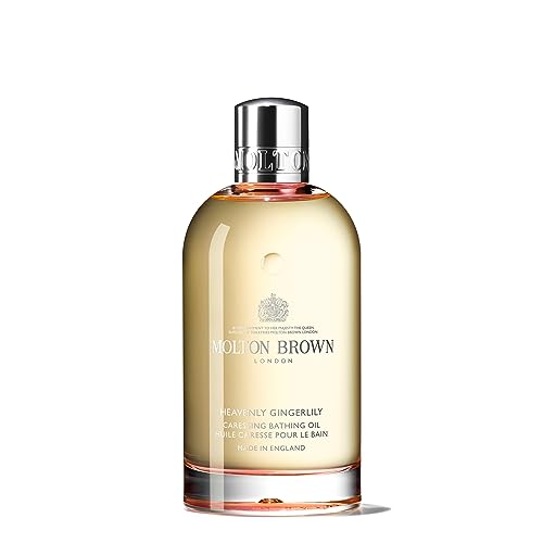 Molton Brown Heavenly Gingerlily Caressing Bathing Oil 200 ml, Yellow, 200 ml (Pack of 1)