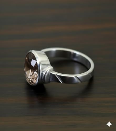 Image of 55Carat Choose Your Color Natural Gemstone Sterling Silver Statement Rings Oval Shape Handmade Sizes 5-12