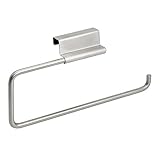 KEIN BOHREN: Für diesen Design Küchenrollenhalter ist kein Bohren notwendig, denn er wird direkt an die Schranktür gehängt - wie praktisch