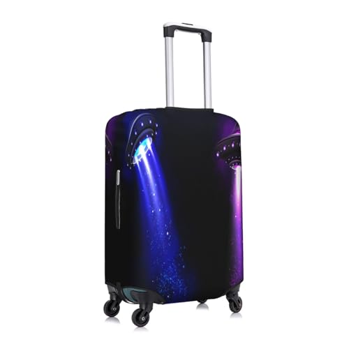Ufo Alien Space Ships Luggage Cover for Suitcase, Suitcase Cover Protector Fit 25-28 Inch Luggage Travel Accessories, L3