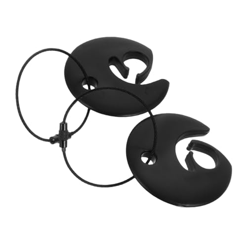 GALPADA 2pcs Buttons Outdoor Disc Clip Wire Cable Holder for Flying Discs/Detach Material