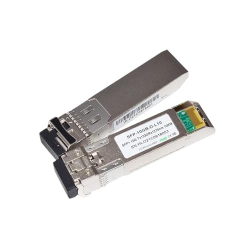 DWFSKZKV SFP+ SFP+-10G-LR 1270/1330nm 10KM/20KM Transceiver with DOM LC Connector(10 Pairs)