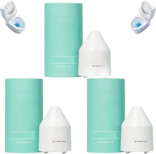 Genérico Limpiador De Inodoros,Aroma Fresco De Larga DuracióN,Refresca AutomáTicamente,Delicioso Aroma Fresco,Suave con Las TuberíAs,Manos Libres,SolucióN De Higiene Sin Esfuerzo.,3pcs