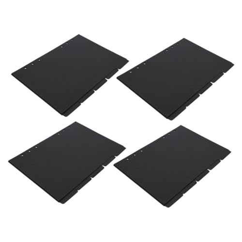 LOORGVEL 20個 入り バインダー仕切り 紙製パンチ付き インデックス タブ付き 手帳 ノート整理用 書類類に