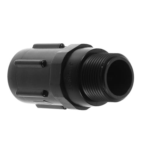 BESTonZON Regulador de Presión para Riego por Goteo con Válvula Flujo Resistente Abs Fácil Instalación para Jardines y Sistemas Automáticos