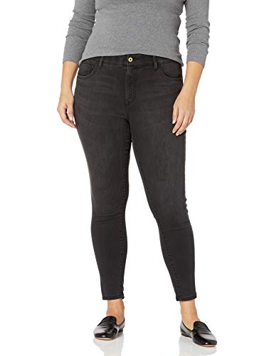 Tommy Hilfiger Women's Bedford Skinny Denim, Noir, 18W