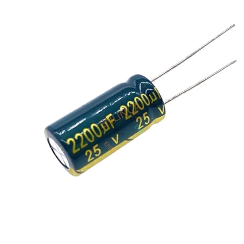 Condensateur 25v 2200uf électrolytique en aluminium basse impédance 10x20mm 10pcs