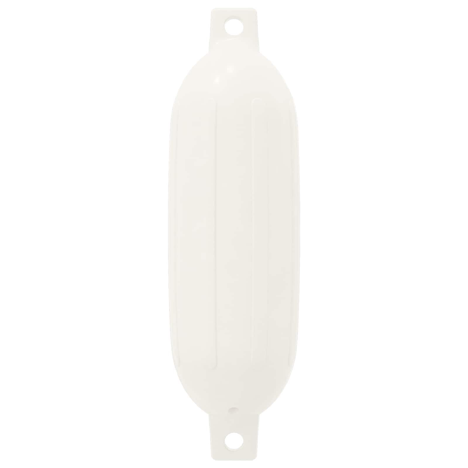 Pare-battages de Bateau 2 pièces Ø 14 x 50 cm en PVC Blanc pour amarrage, Docking, Quai, Marina, Ponton, accès Bateau, nautisme, résistant à l'eau et aux intempéries