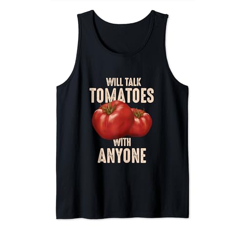 Parlerà di pomodori con chiunque Agricoltore amante del pomodoro divertente Canotta