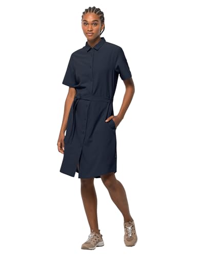 Jack Wolfskin Damen Holiday MIDI Dress Kleid, Nightblue, L