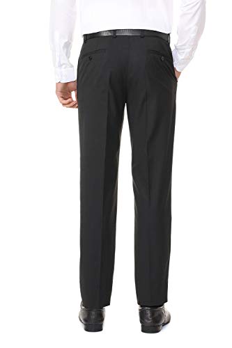 Image of Men Grey Solid Trousers