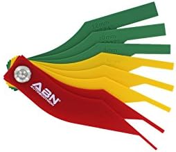 ABN Brake Lining Thickness SAE & Metric Gauge 8 Piece Tool Set
