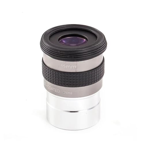 Ocular de metal de 15mm para telescopio astronómico con revestimiento múltiple