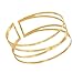 Gold & Silver Arm Cuffs - Women's Dainty Adjustable Bangle Fashion Jewelry