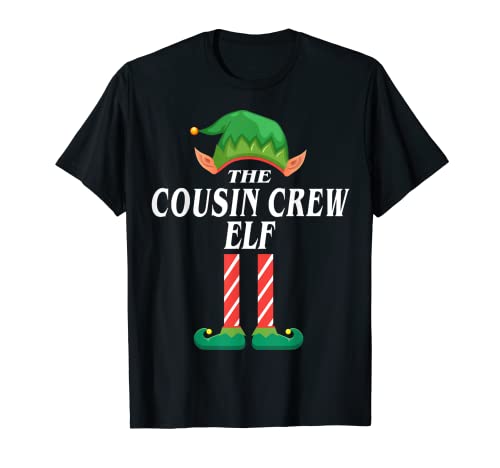 Cousin Crew elf christmas pajamas for family matching elf T-Shirt