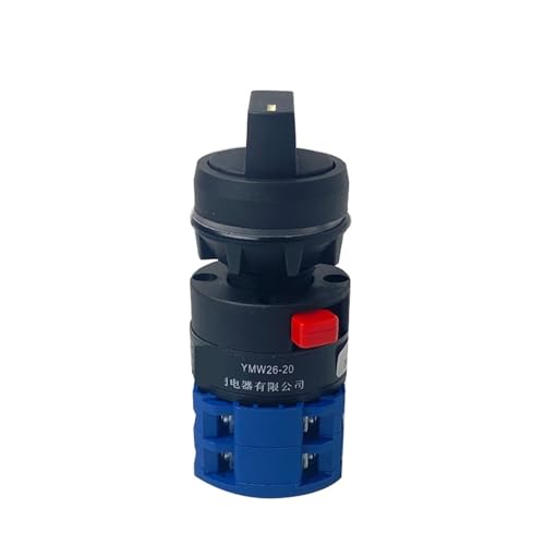 Interruptor de leva LW26-20/2S selector de cambio de 2 polos 20A y 22mm 3