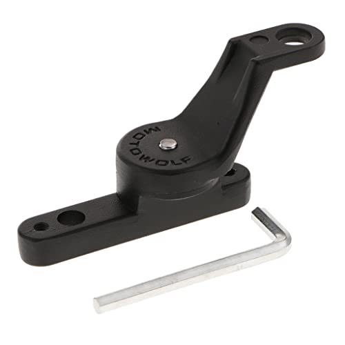 Soporte de extensión para motocicleta rotatorio de aluminio para espejos auxiliares